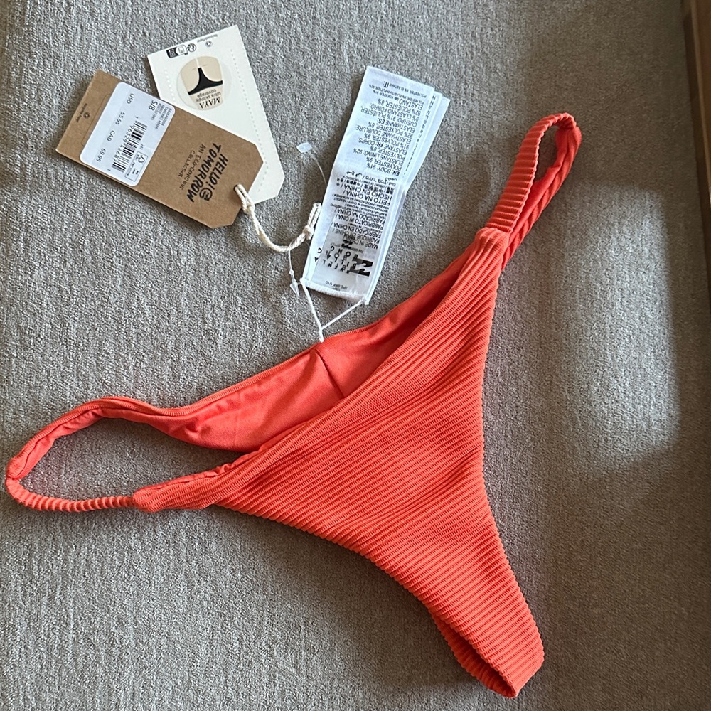 Billabong Orange Bikini Bottom